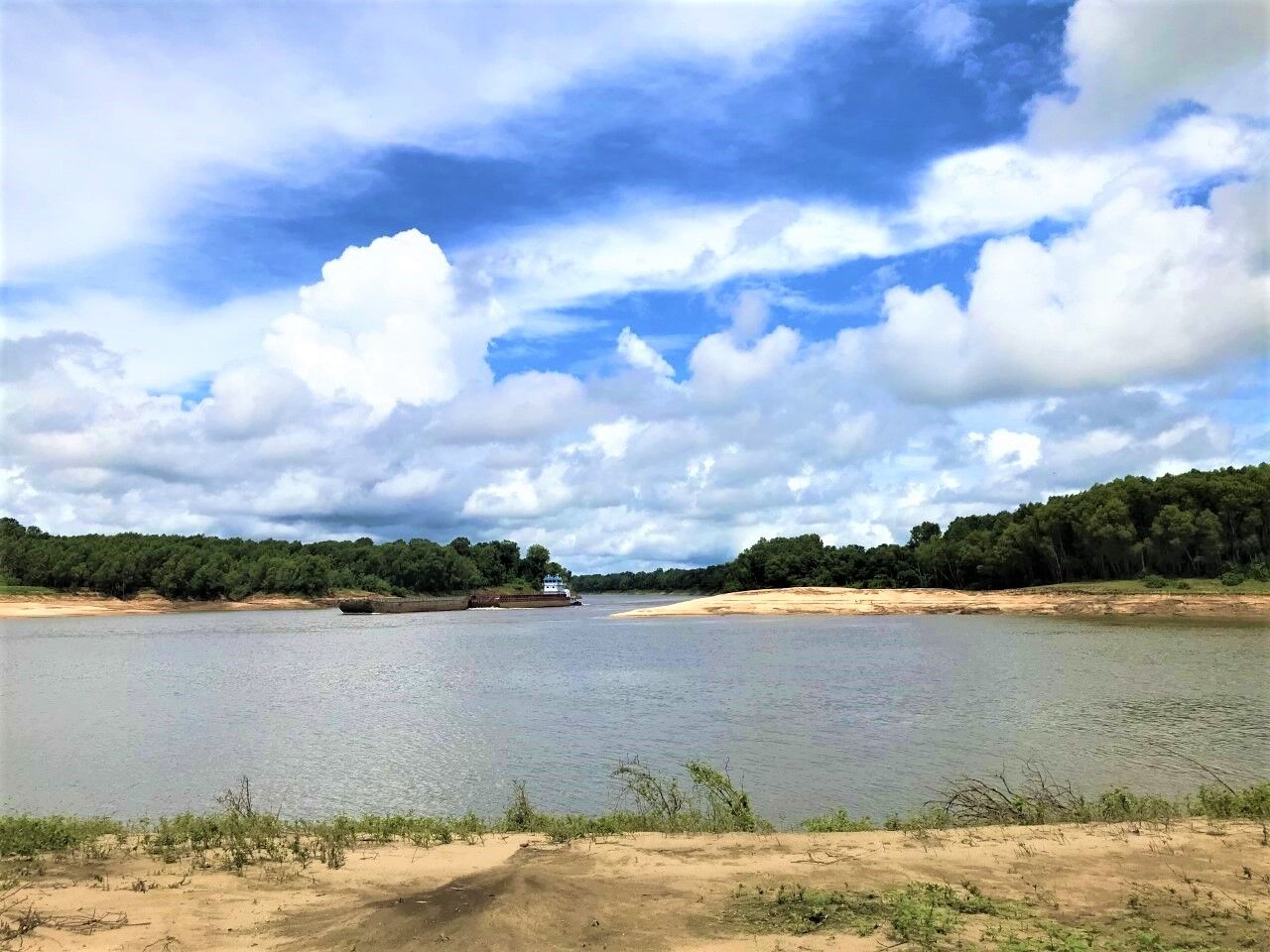 Barge on the Red River